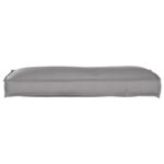 vidaXL Vonkajší vankúš Sivý Polyester 120 x 12 x 40 cm – Obrázok 2