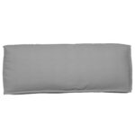 vidaXL Vonkajší vankúš Sivý Polyester 120 x 12 x 40 cm – Obrázok 4