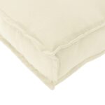 vidaXL Vonkajší vankúš Krémový Polyester 120 x 12 x 80 cm – Obrázok 5
