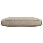 vidaXL Vonkajší vankúš Sivohnedý Polyester 120 x 12 x 80 cm – Obrázok 2