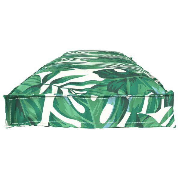 vidaXL Vonkajší vankúš Listový vzor Bavlna, Polyester 150 x 40 x 8 cm – Obrázok 3