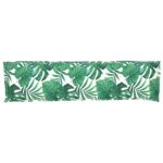 vidaXL Vonkajší vankúš Listový vzor Bavlna, Polyester 150 x 40 x 8 cm – Obrázok 4