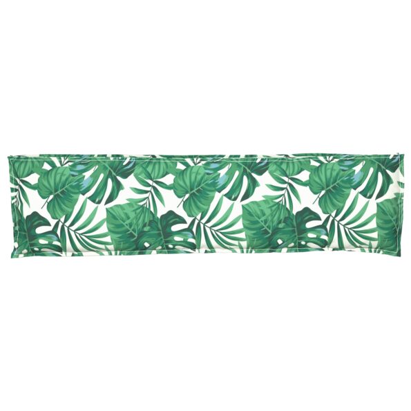 vidaXL Vonkajší vankúš Listový vzor Bavlna, Polyester 150 x 40 x 8 cm – Obrázok 4