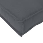 vidaXL Vankúše do stoličky a gauča Antracitová Polyester Veľký – Obrázok 6