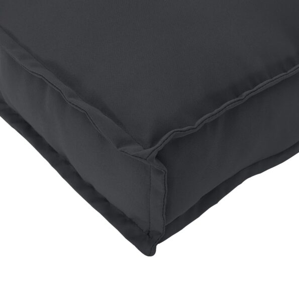 42001692_6.jpg vidaXL Vankúše na stoličky a pohovky Čierne Polyester Štandard – Obrázok 6
