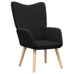 vidaXL kreslo Čierna 62 x 67 x 95,5 cm Sherpa látka – Obrázok 2
