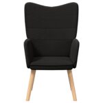 vidaXL kreslo Čierna 62 x 67 x 95,5 cm Sherpa látka – Obrázok 4