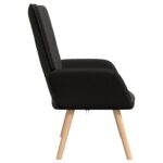 vidaXL kreslo Čierna 62 x 67 x 95,5 cm Sherpa látka – Obrázok 5