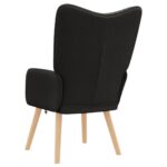 vidaXL kreslo Čierna 62 x 67 x 95,5 cm Sherpa látka – Obrázok 6