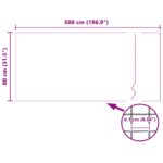 vidaXL Insect Mesh Screen Biela 80x500 cm Sklené vlákno – Obrázok 8