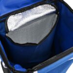 vidaXL Nákupný vozík s kolesami a nastaviteľnou rukoväťou modrý 40 L – Obrázok 3