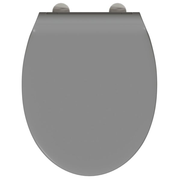 42002363_7.jpg vidaXL Rýchloupínacie WC sedadlo so soft close Duroplast Sivá – Obrázok 7