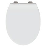 vidaXL Rýchlonavrátna toaletná doska s tichým zavretím Duroplast biela – Obrázok 7