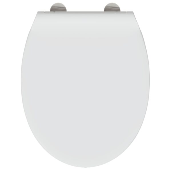 vidaXL Rýchlonavrátna toaletná doska s tichým zavretím Duroplast biela – Obrázok 7