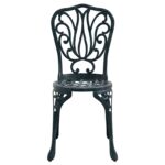 vidaXL 3-dielna záhradná bistro súprava - Zelená, hliníková – Obrázok 7