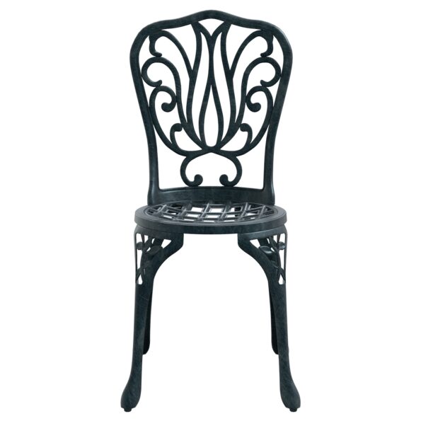 vidaXL 3-dielna záhradná bistro súprava - Zelená, hliníková – Obrázok 7