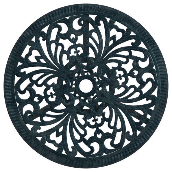 vidaXL 3-dielna záhradná bistro súprava - Zelená, hliníková – Obrázok 8