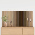 vidaXL akustické nástenné panely 2 ks lamelové 60,5x60 cm dubová dyha