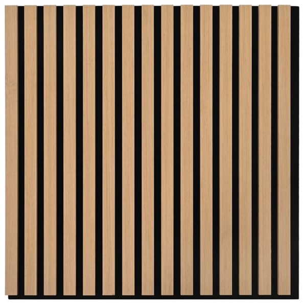 vidaXL akustické nástenné panely 2 ks lamelové 60,5x60 cm dubová dyha – Obrázok 6