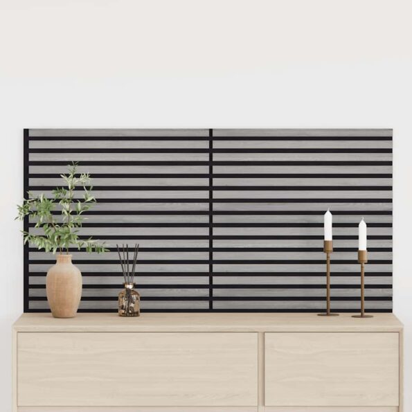 vidaXL akustické nástenné panely 2 ks lamelové 60,5x60 cm dubová dyha – Obrázok 3