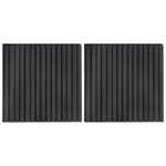 vidaXL akustické nástenné panely 2 ks lamelové 60,5x60 cm dubová dyha – Obrázok 2