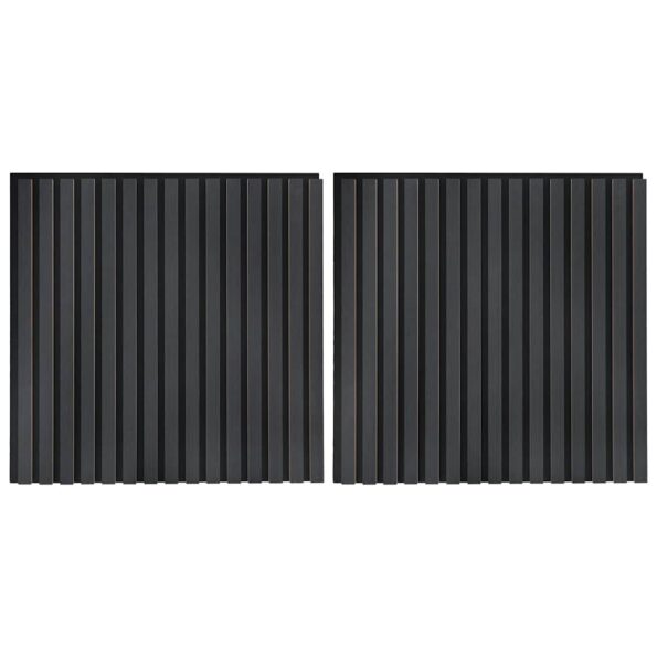vidaXL akustické nástenné panely 2 ks lamelové 60,5x60 cm dubová dyha – Obrázok 2