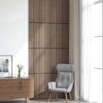 vidaXL akustické nástenné panely 8 ks lamelové 60,5x60 cm dubová dyha