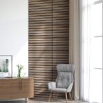vidaXL akustické nástenné panely 8 ks lamelové 60,5x60 cm dubová dyha – Obrázok 3