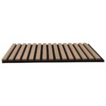 vidaXL akustické nástenné panely 8 ks lamelové 60,5x60 cm dubová dyha – Obrázok 4