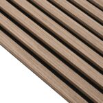 vidaXL akustické nástenné panely 8 ks lamelové 60,5x60 cm dubová dyha – Obrázok 7
