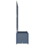 vidaXL Záhradný kvetináč s treliskom 2 ks Sivý 80x40x143 cm – Obrázok 5