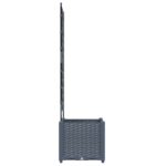 vidaXL záhradný kvetináč s mriežkou svetlosivý 40x40x143 cm – Obrázok 6