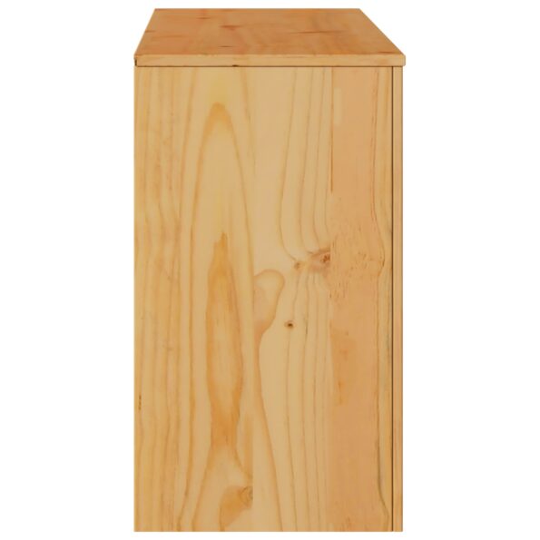 vidaXL Komoda ""DRAMMEN"" 114x43x75,5 cm Masívne drevo borovica – Obrázok 8
