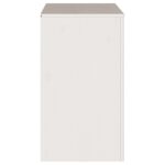 vidaXL Komoda ""DRAMMEN"" Biela 79x43x75,5 cm Masívne drevo borovica – Obrázok 8
