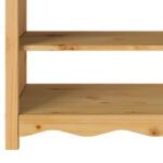 vidaXL Konzolový stôl ""DRAMMEN"" 89,5x37x73 cm Z pevného borovicového dreva – Obrázok 10