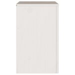 vidaXL Nočný stolík ""DRAMMEN"" Biela 45x35x56 cm Masívne drevo borovica – Obrázok 8