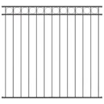 vidaXL Plotový panel šedý 1,7x1,2 m z ocele – Obrázok 2