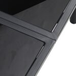 vidaXL 4-dielna vonkajšia kávová súprava hnedá ratan a oceľ – Obrázok 9