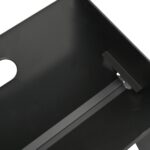 vidaXL Skladací gril na uhlie Čierny 46x30x31 cm Oceľ – Obrázok 9