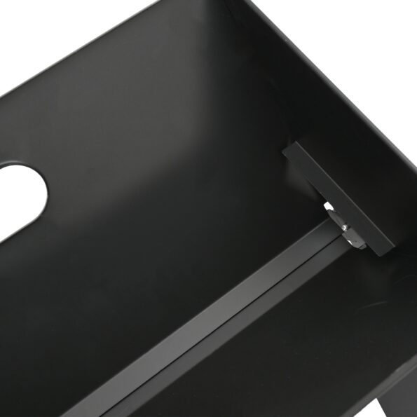 vidaXL Skladací gril na uhlie Čierny 46x30x31 cm Oceľ – Obrázok 9