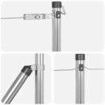 vidaXL Stĺpiky plotu 13 ks Ø32 mm 120 cm Pozinkovaná oceľ – Obrázok 5