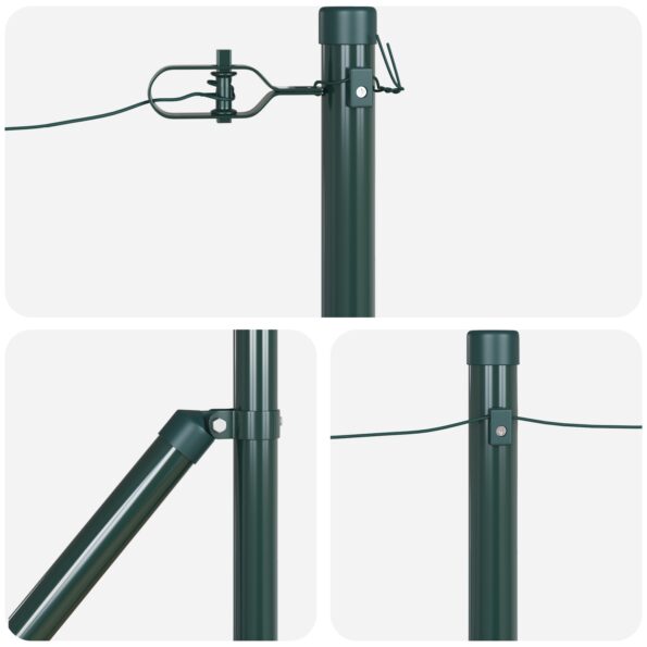 42004234_5.jpg vidaXL Stĺpiky s spike 7 ks Ø32 mm 60 cm pozinkovaná oceľ – Obrázok 5