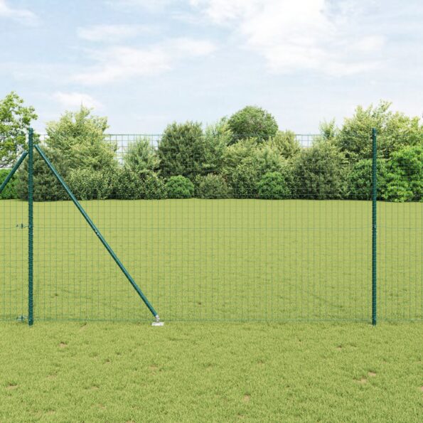 42004249_1.jpg vidaXL Stĺpy plotu s kolíkom 13 ks Ø32 mm 180 cm Pozinkovaná oceľ – Obrázok 1