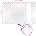 vidaXL Skladaný plot Zelený 0.6x10 m Oceľ – Obrázok 8