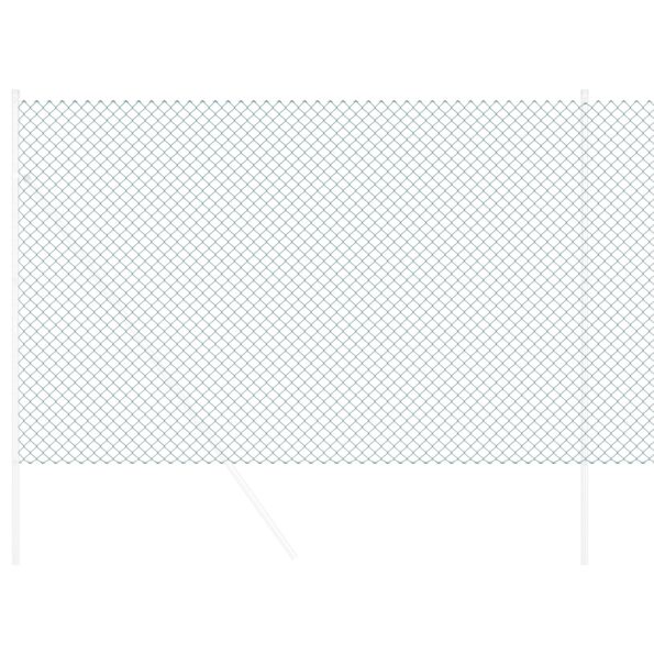 vidaXL plot z reťazovej väzby zelený 1.5x10 m oceľ – Obrázok 3