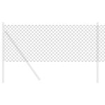 vidaXL Pletivový plot sivý 0.4x10 m oceľ – Obrázok 3