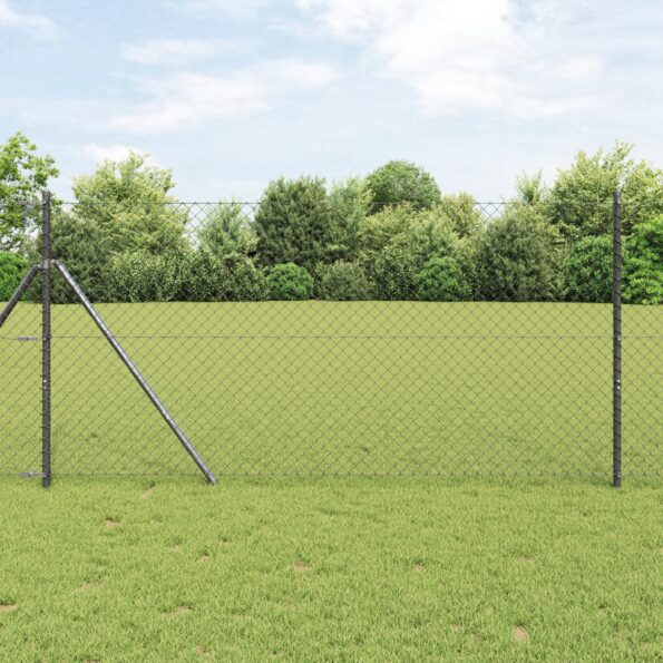 42004804_1.jpg vidaXL Pletivo reťazové šedé 1.4x10 m oceľ – Obrázok 1