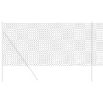 vidaXL Sivý pozinkovaný oceľový plot 1.2x25 m – Obrázok 3
