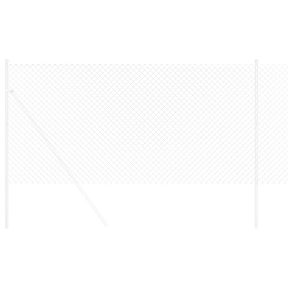 vidaXL Kovový plot 1,4x10 m z pozinkovanej ocele – Obrázok 3