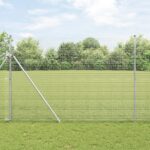 vidaXL Zváraný drôtený plot 1.6x10 m Pozinkovaná oceľ